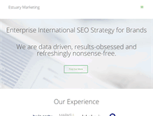 Tablet Screenshot of estuarymarketing.com